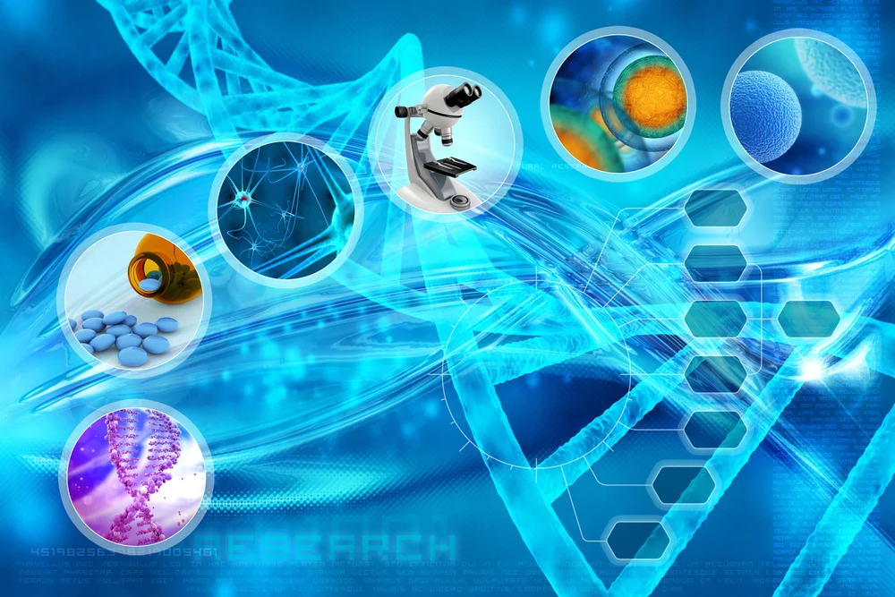 Genes And Substance Abuse: Does Addiction Run In Genetics? 3 a concept image representing the complex interactions between drug addiction and genetic factors.