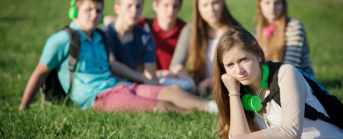 teens peer pressuring a girl in montana to do drugs with them